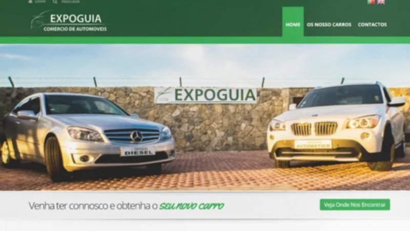Screenshot do site Site Corporativo