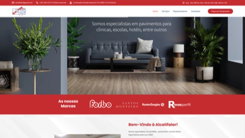 Captura de pantalla del sitio Alcatifalar